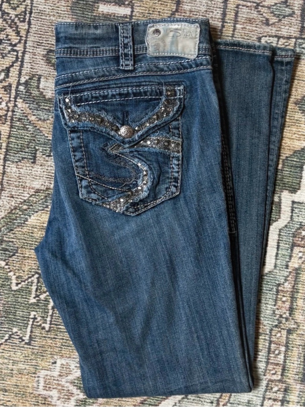 Silver jeans